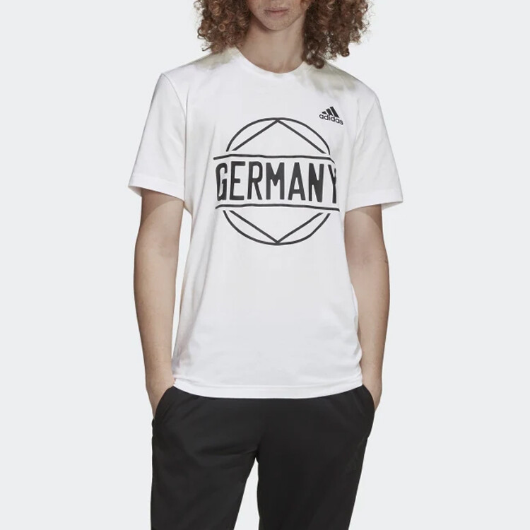 Футболка Германия мужская белая Adidas, белый — фото 3