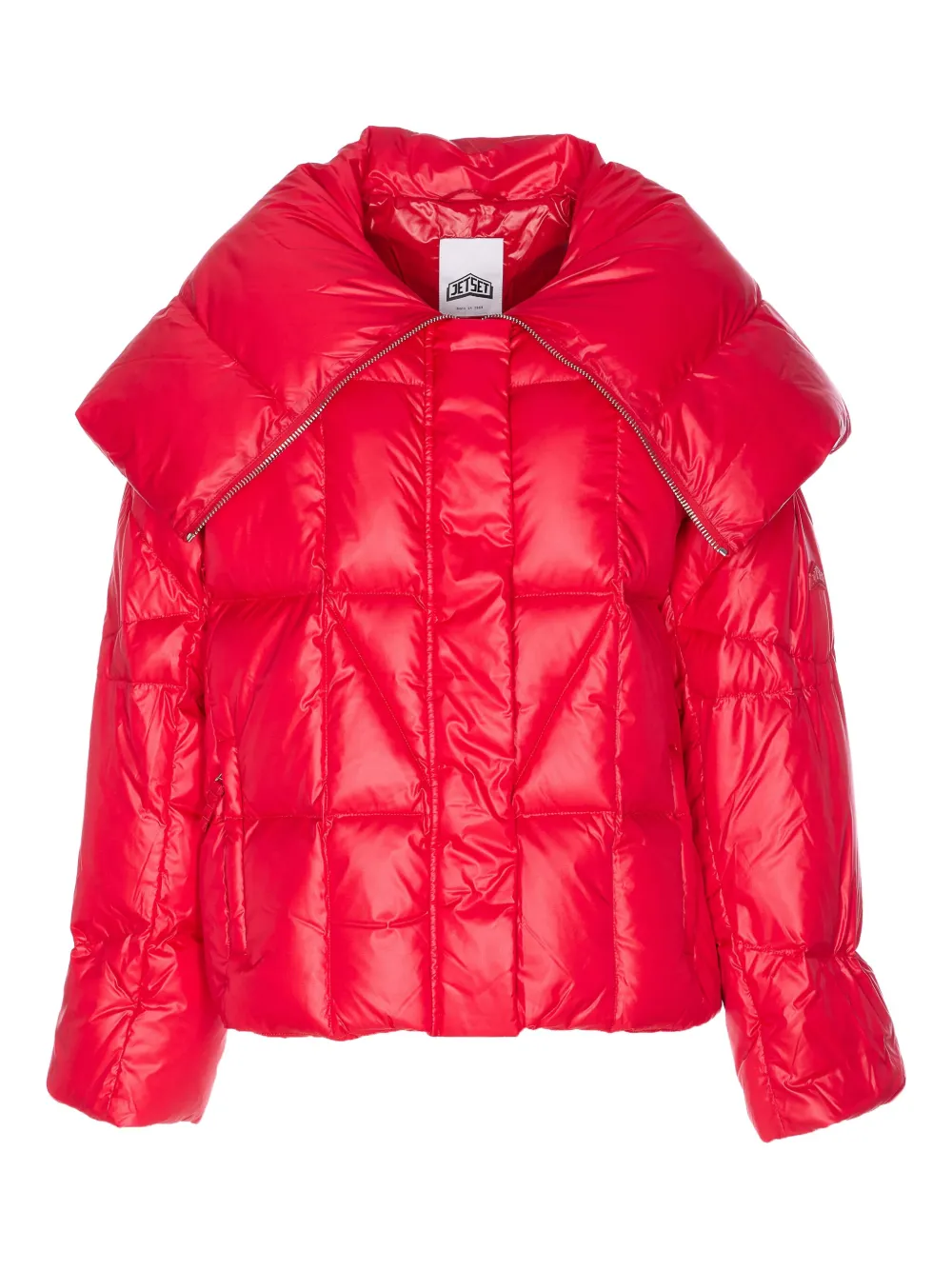 

Стеганая куртка Lella City с объемным воротником JETSET, красный