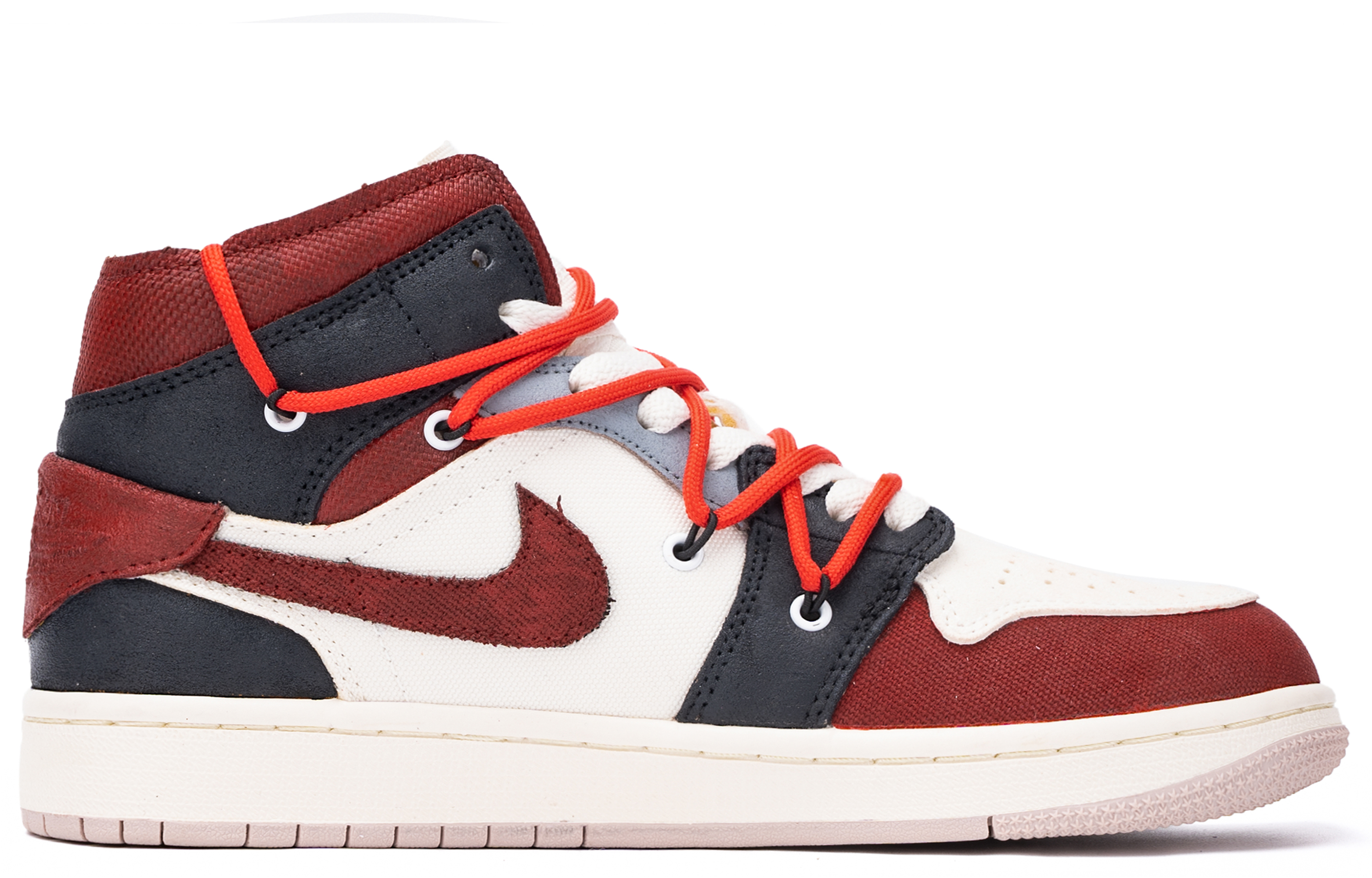 

Jordan Air Jordan 1 винтажные баскетбольные кроссовки женские, Dark Red