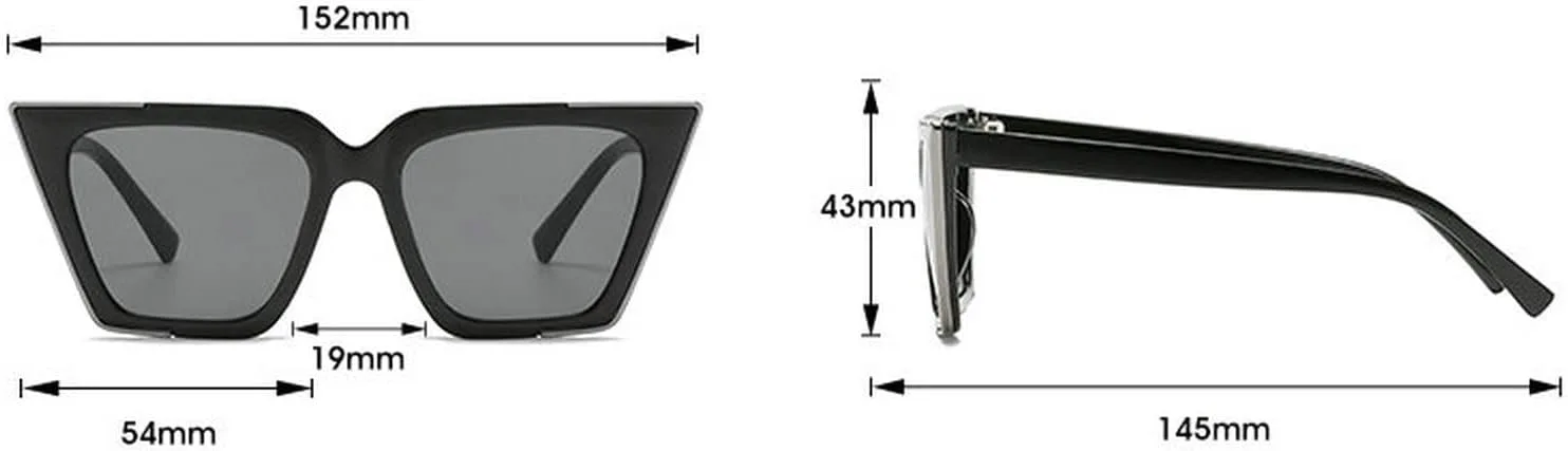 

Солнцезащитные очки COTIA/«Кошачий глаз» для женщин с градиентным переходом цвета, ретро-металлический декор, мужские солнцезащитные очки большого размера, Green
