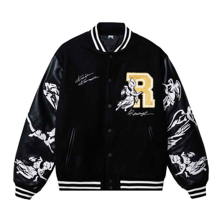 

Куртка Revenge x Kosuke Kawamura Embroidered Varsity Jacket, Black