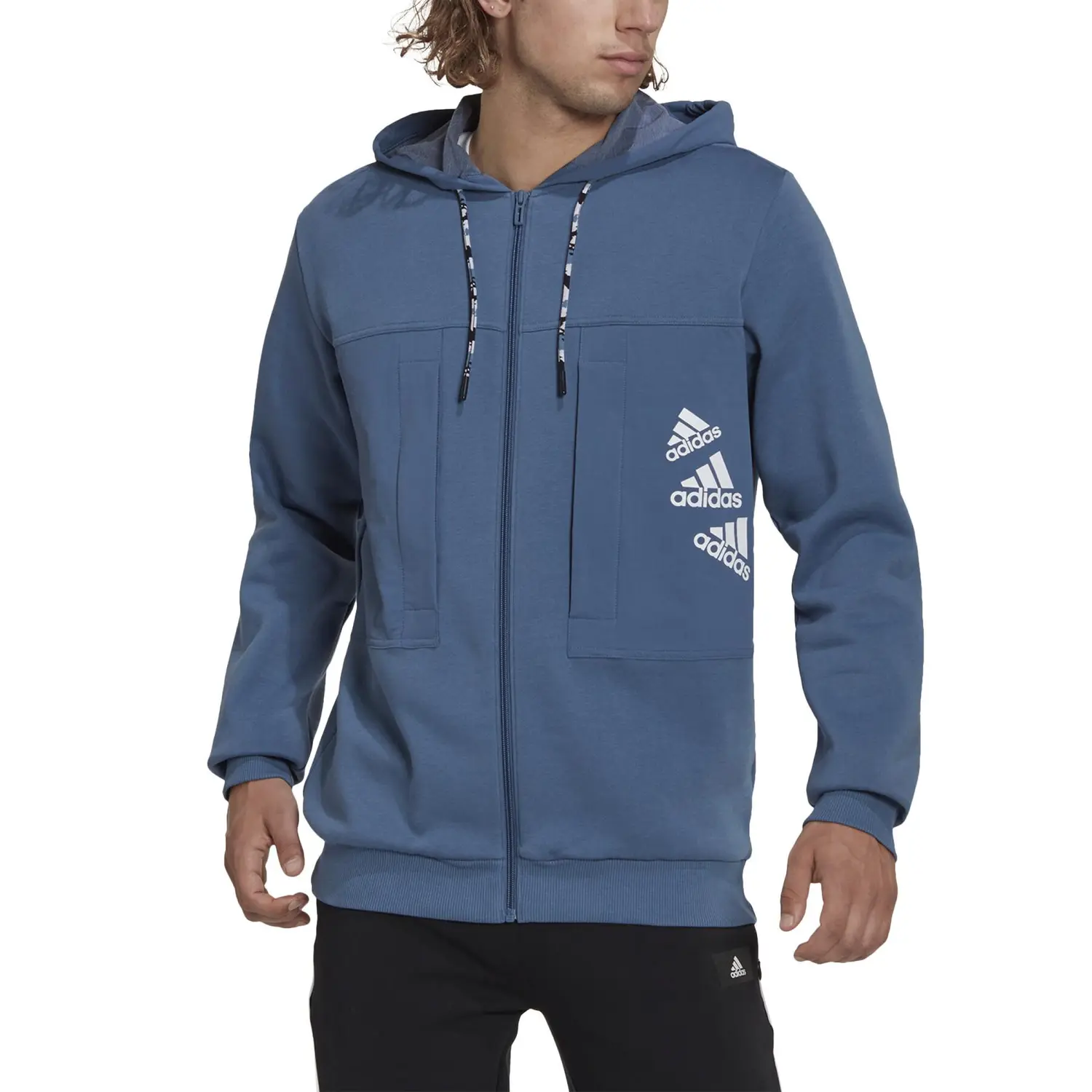 

Куртка мужская синяя Adidas, синий