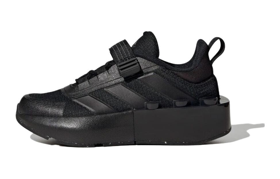 

Кроссовки adidas Tech Runner LEGO X Little Kid 'Triple Black', черный