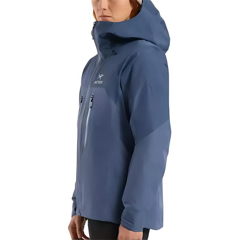 Женская куртка Arc'teryx Alpha Ar Phenom, цвет Moonlit Blue/Moonlit — фото 4