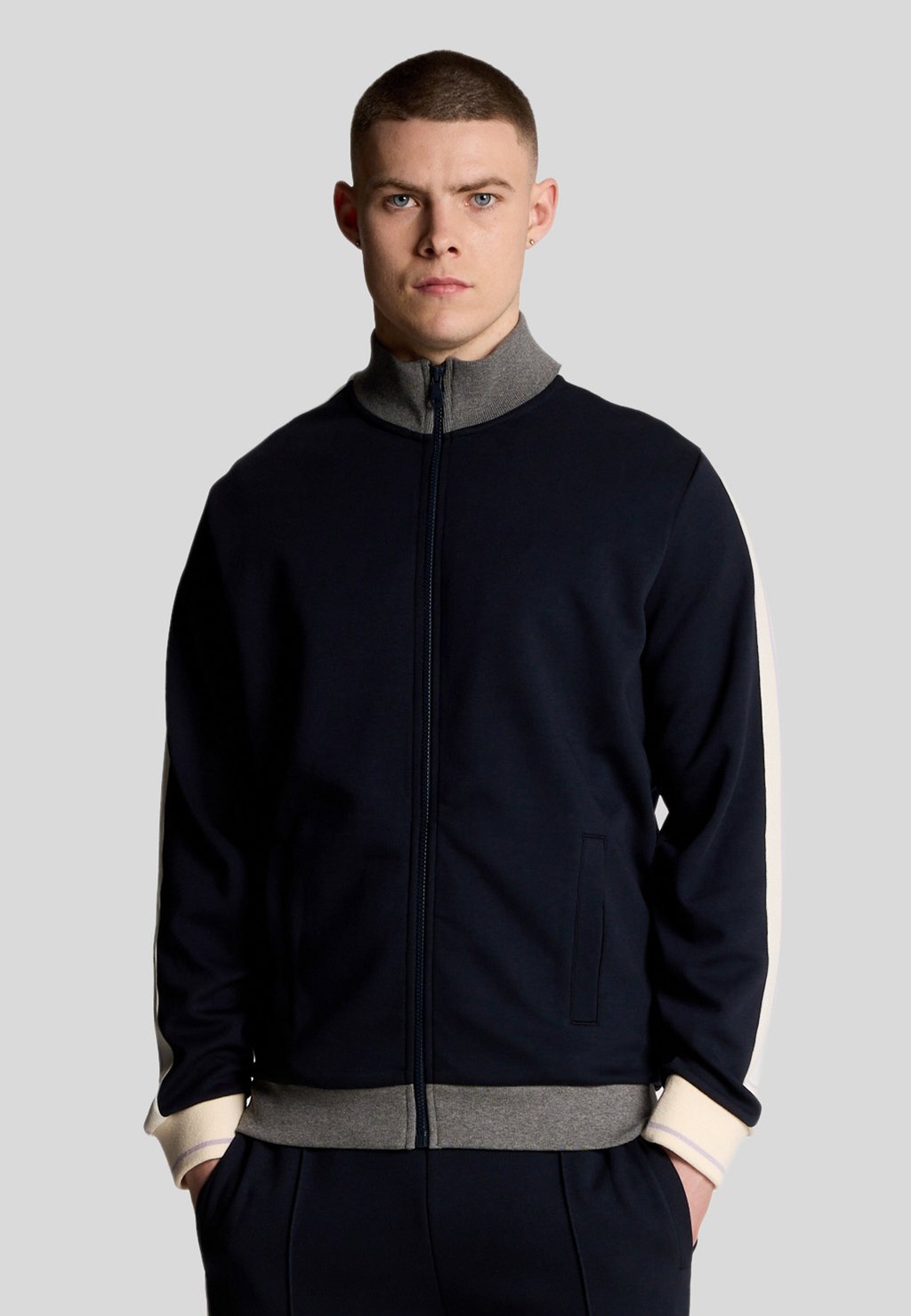 

Толстовка на молнии MID LAYERS TAPED FULL Lyle & Scott, темно-синий
