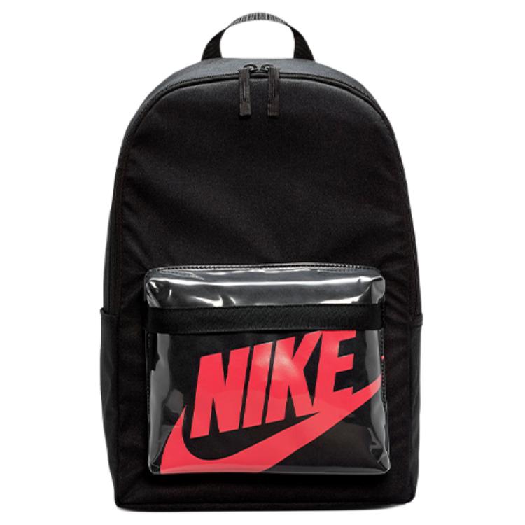 

Nike Рюкзак Heritage из полиэстера, стандартный, унисекс, черный, красный