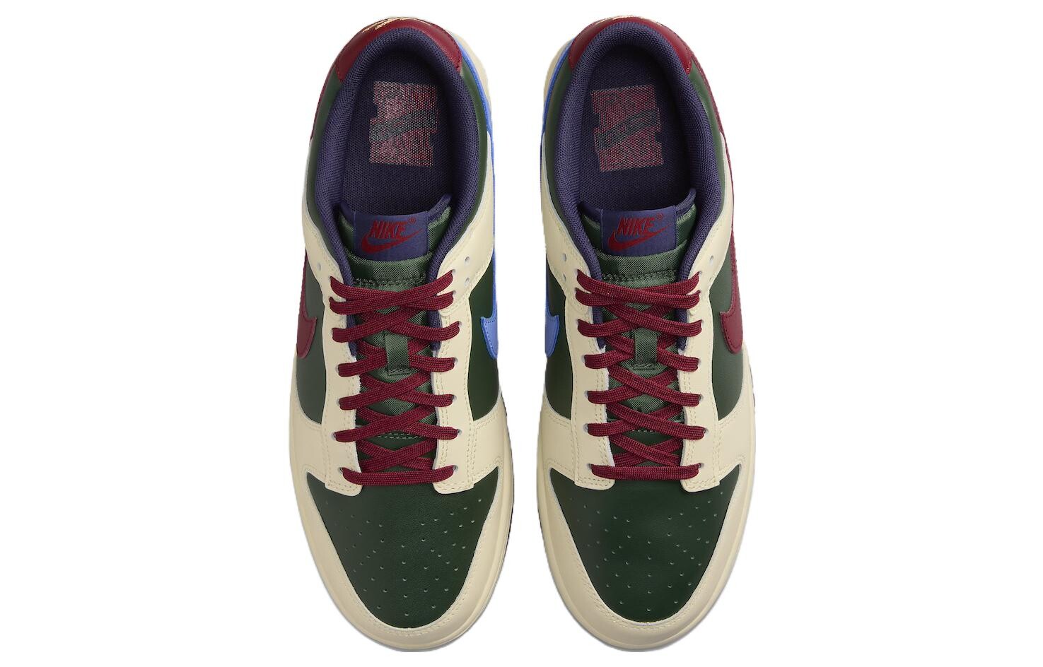 Мужские кроссовки для скейтбординга Nike Dunk Low, Зеленый — фото 4