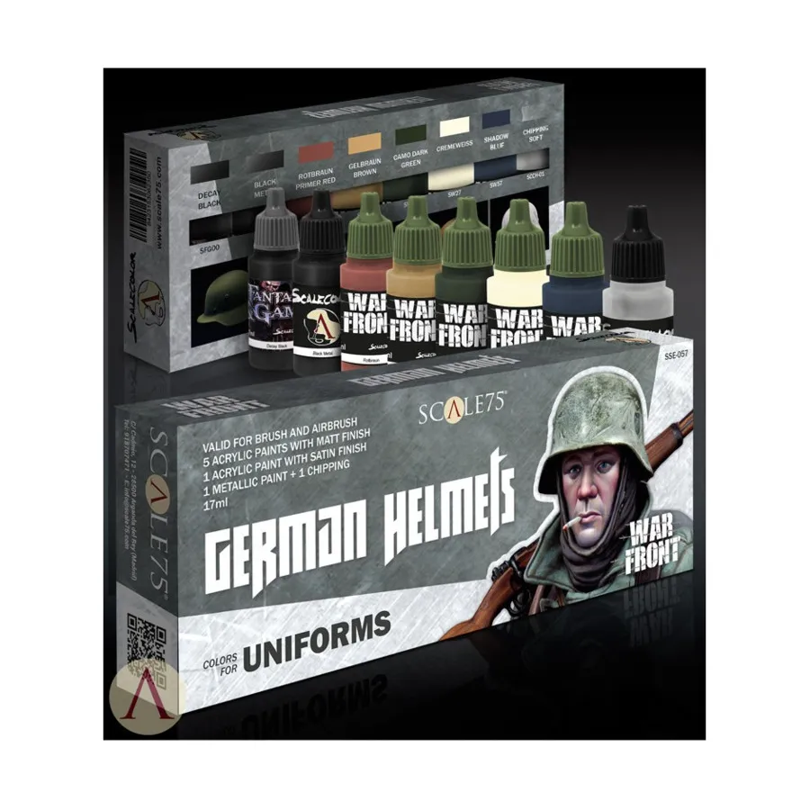 

Немецкие Шлемы, Scalecolor - Warfront Paint Sets