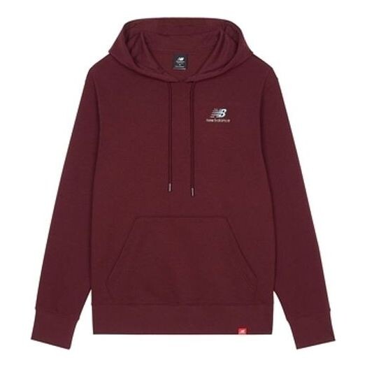 

Толстовка New Balance Embroidered Logo Sports Pullover Wine Red, красный