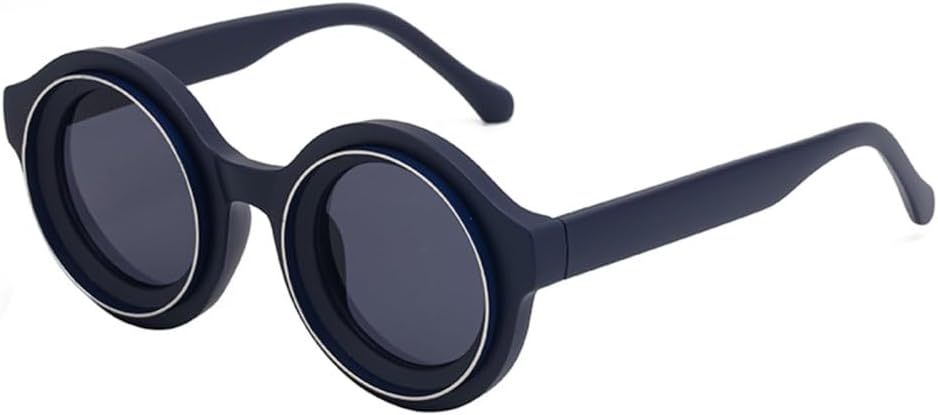 

Винтажные круглые солнцезащитные очки в стиле стимпанк для мужчин, роскошные солнцезащитные очки в маленькой оправе, винтажные очки с защитой от УФ-излучения UV400 LVTFCO, 8