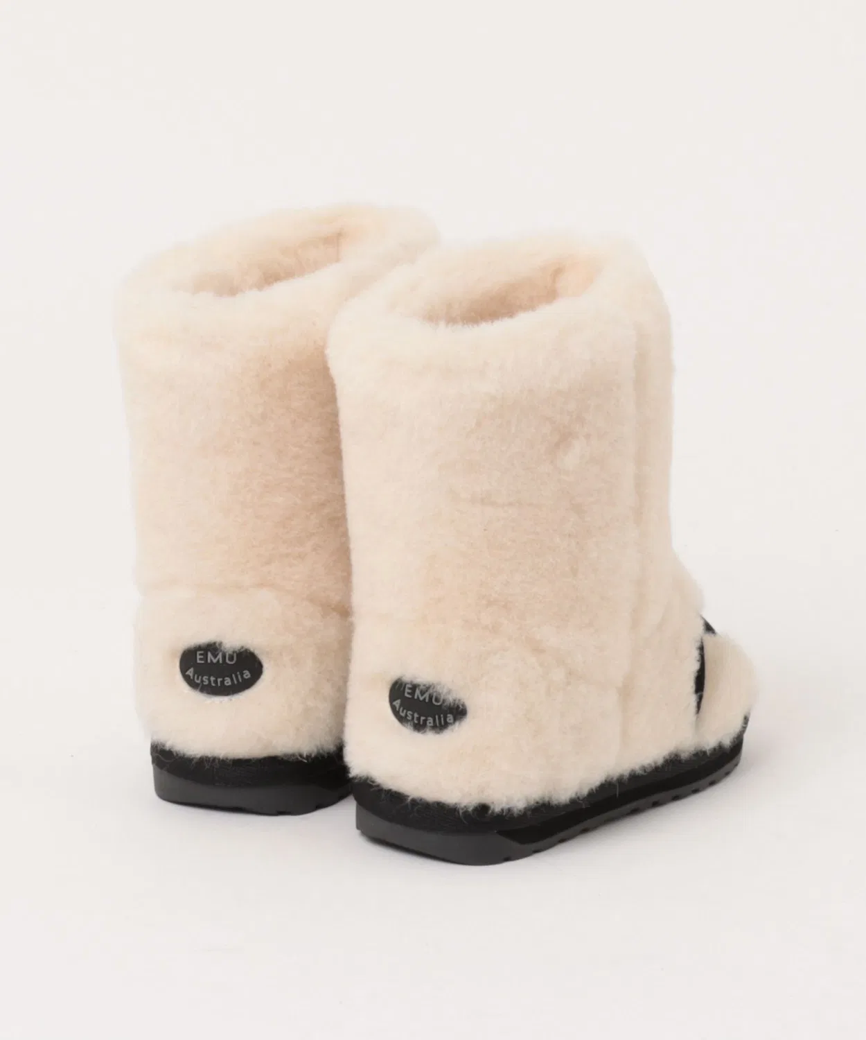 Детские ботинки Shaun The Sheep EMU Australia из мериноса и замши натуральный — фото 2