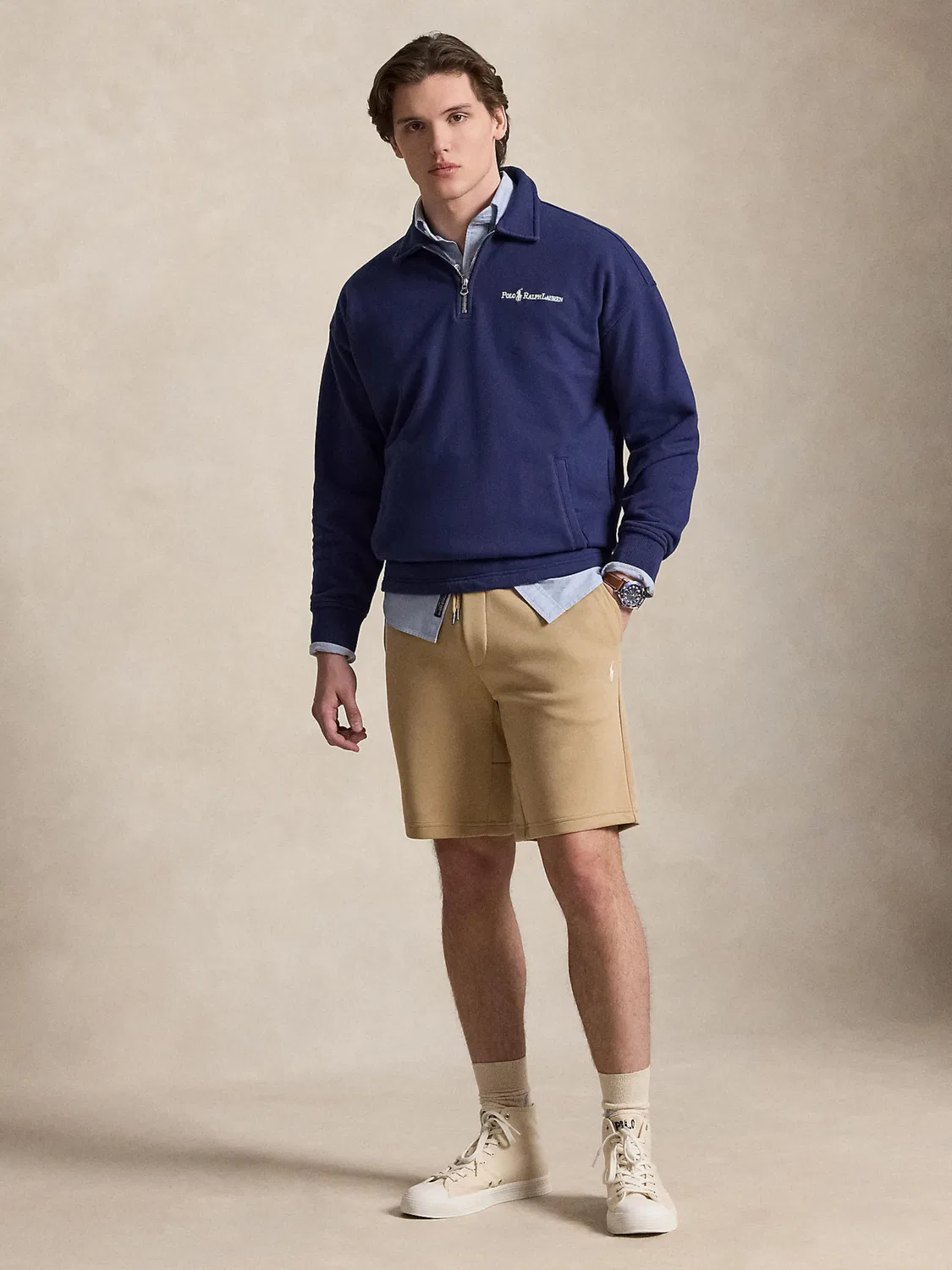 Обычные брюки 'ATHLETIC' Polo Ralph Lauren, Camel — фото 3