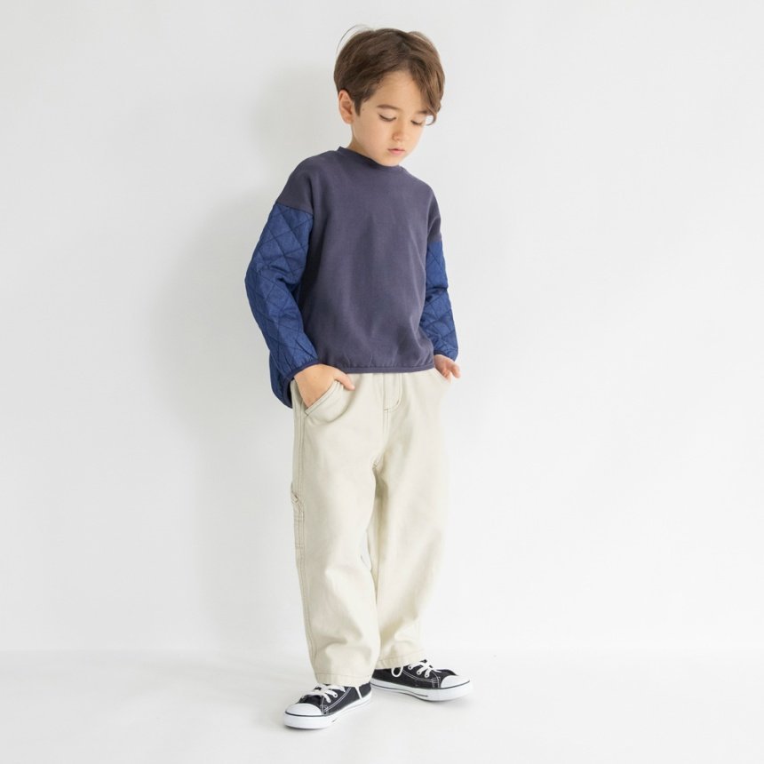 Стеганая толстовка с ромбовидным узором Branshes, Navy blue — фото 3