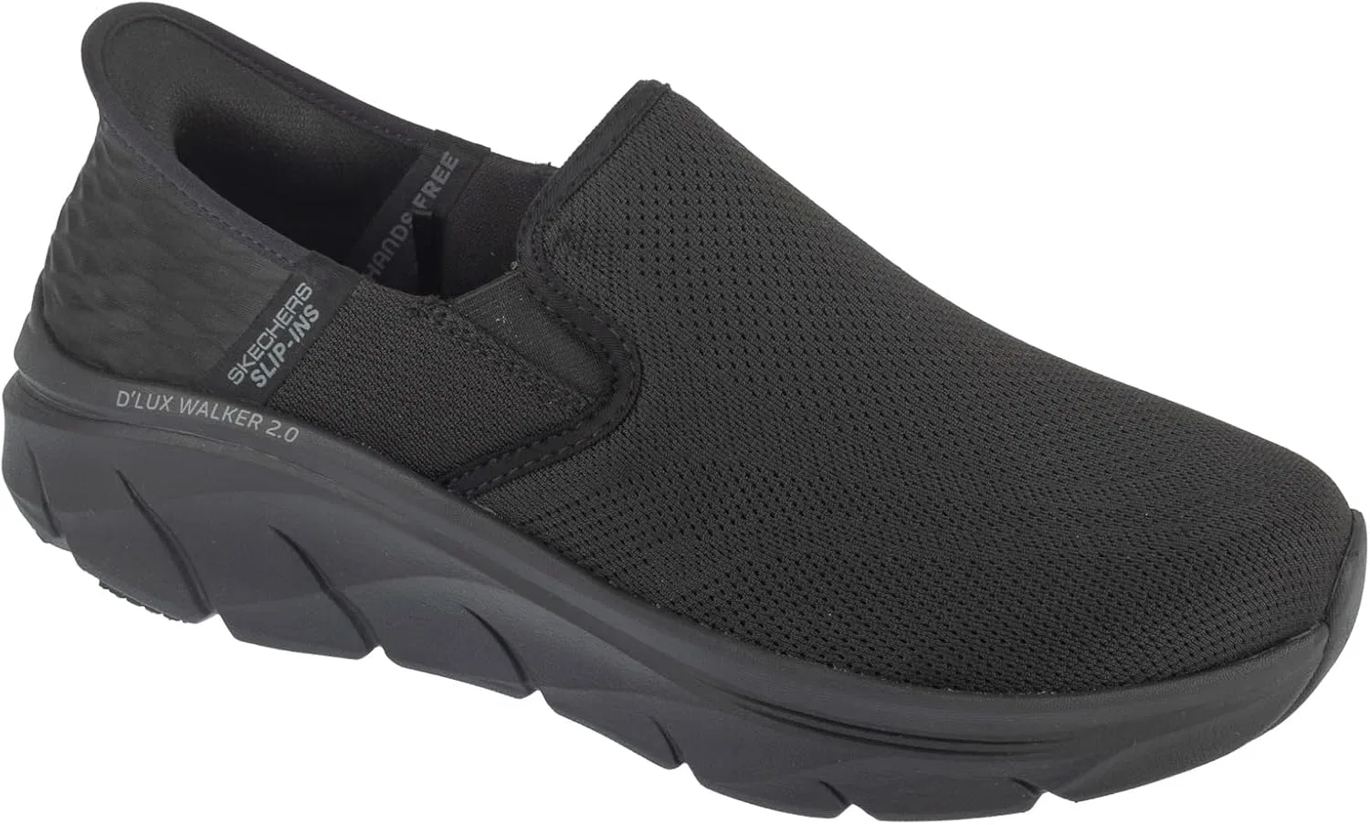 Мужские кроссовки Skechers D'lux Walker 2.0 Reeler, Black Mesh Black Trim