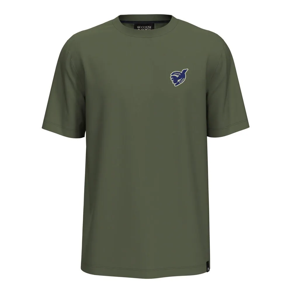 

Футболка Scotch & Soda Free Spirit Bird, зеленый