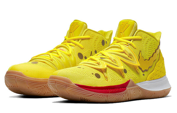 Кроссовки spongebob squarepants x kyrie 5 'spongebob' Nike, желтый — фото 3