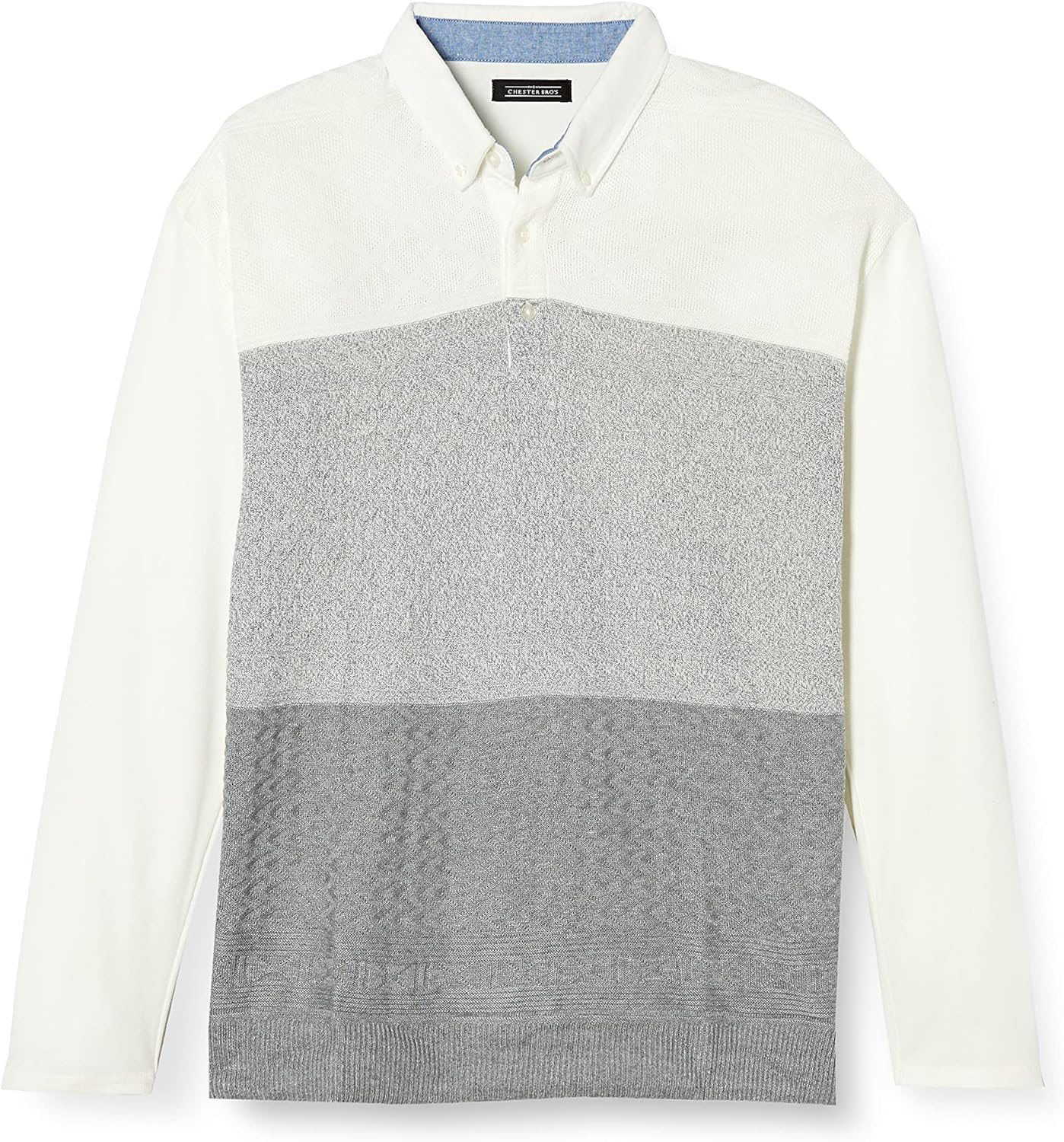 

Трехслойная трансформируемая трикотажная рубашка-поло Belluna, серый