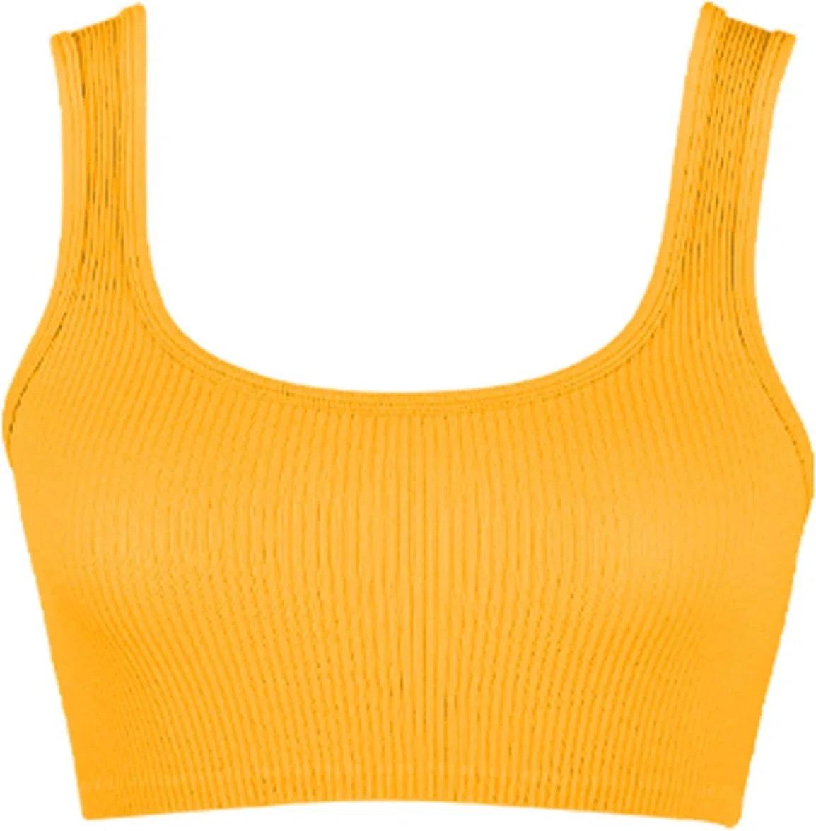Топ для спорта Crop Top бренд Generic, оранжевый, размерная линейка S, M
