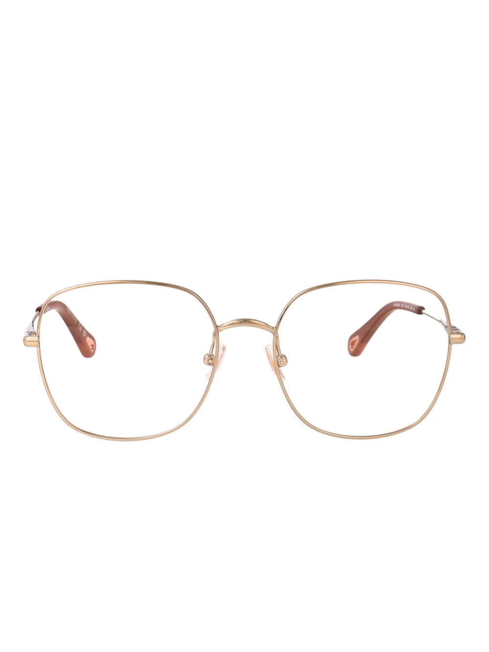 

Очки с круглой оправой Chloé, золотистый