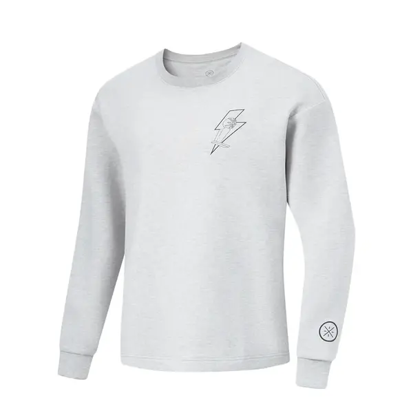 

Футболка Li-Ning Way of Wade Love & Passion Sweatshirt 'Grey', серый