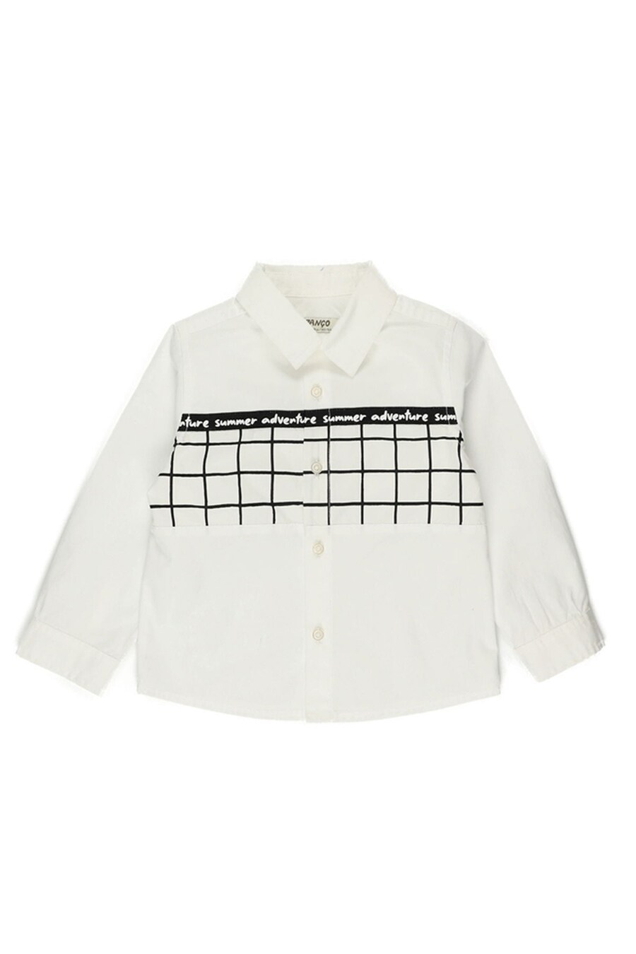 

Рубашка на пуговицах классического кроя Panço, белый