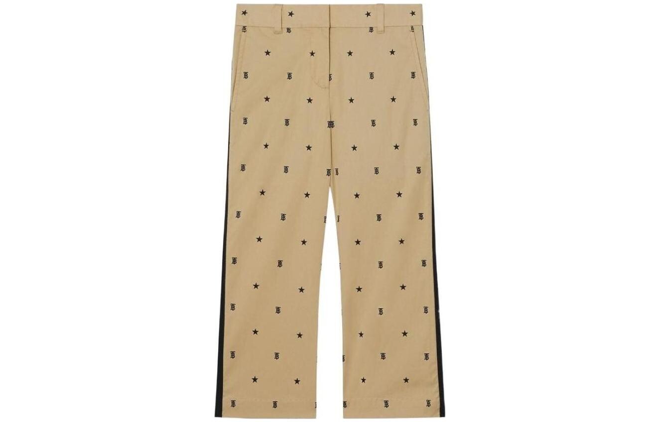 

Детские трикотажные спортивные штаны Burberry, цвет Khaki