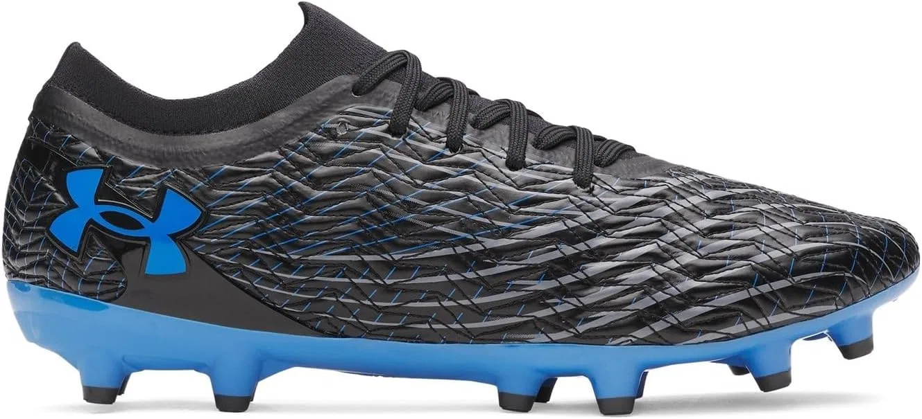 Кроссовки Under Armour Magnetico Pro 5 FG Radiant Unisex, Black Titanium Grey Blue Atlantis