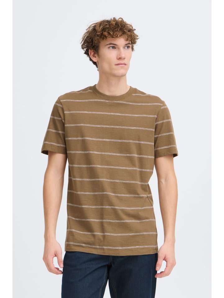 

CASUAL FRIDAY Футболка с круглым вырезом CFLie коричневого цвета