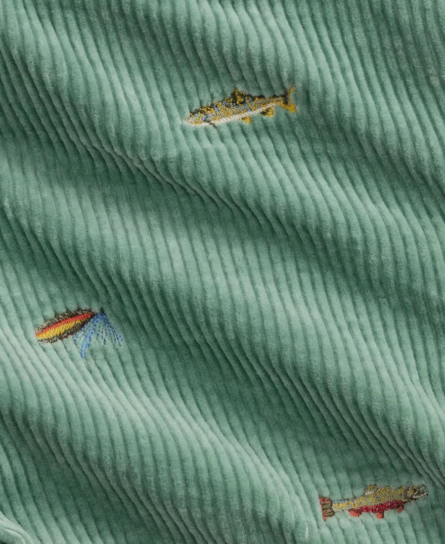 Детские вельветовые шорты Polo Prepster с вышивкой, размер 2T-7 Polo Ralph Lauren, мятный — фото 4