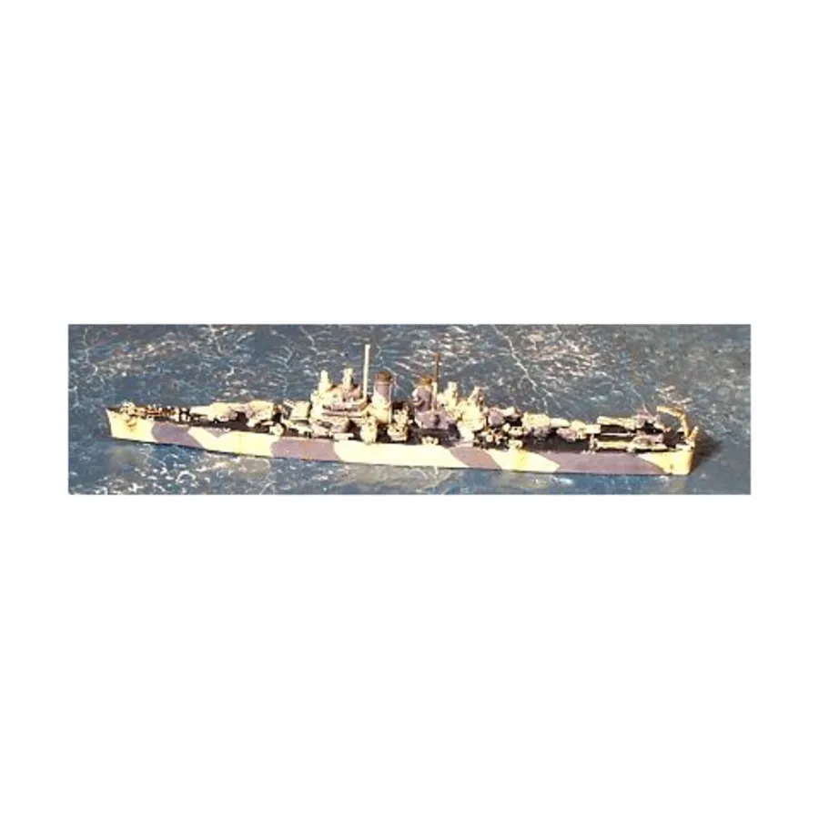 

Класс CL Cleveland — Круглый мост, Micronauts - WWII United States - Heavy and Light Cruisers (1:2400)