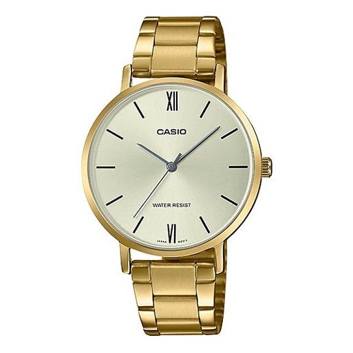 

Часы CASIO DRESS Series Waterproof Gold Analog, желтый