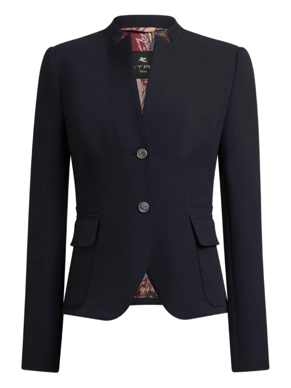 

Однобортный пиджак ETRO, черный