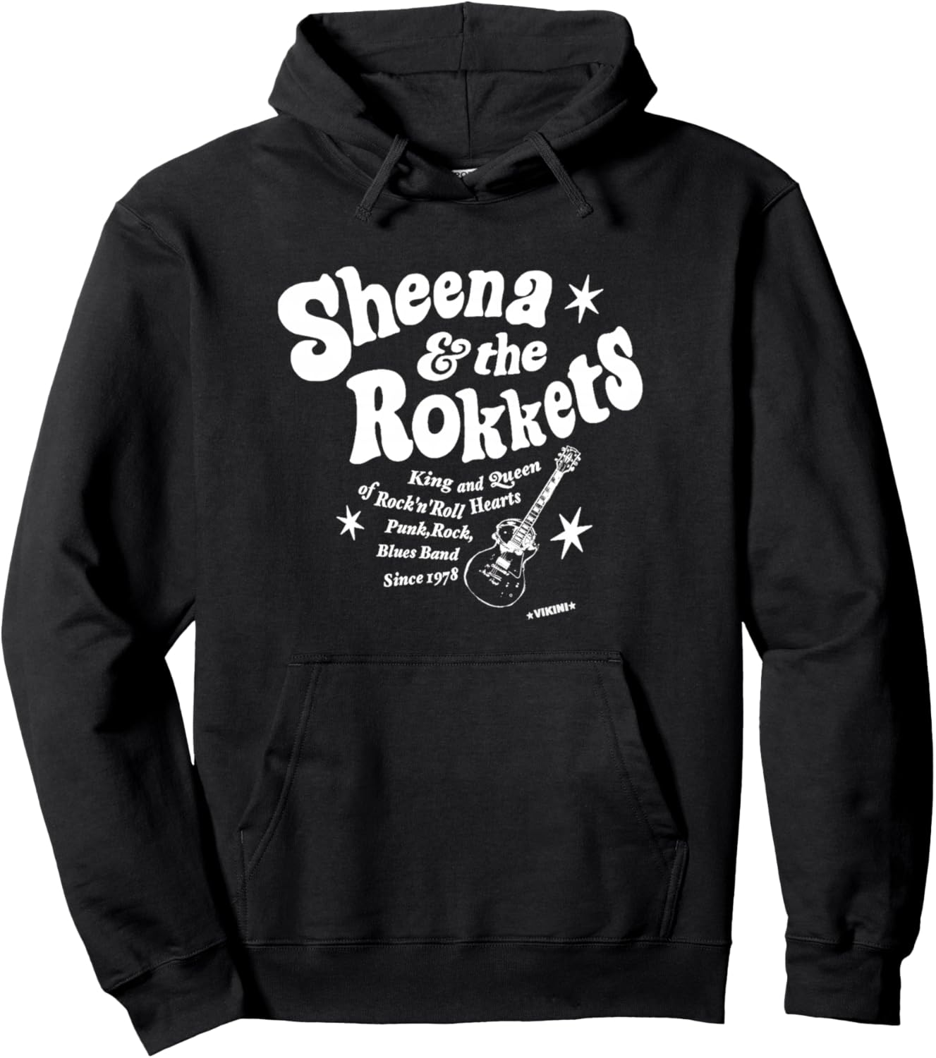 

Черная толстовка с логотипом Sheena & The Rockets Sheena & The Rokkets, Черный, Черная толстовка с логотипом Sheena & The Rockets Sheena & The Rokkets