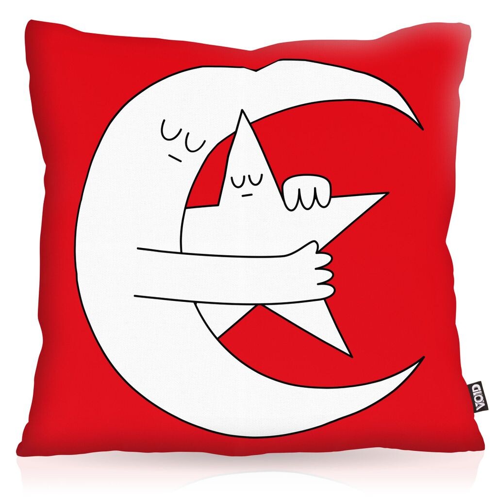 

Чехол на подушку VOID Türkiye, полиэстер, водонепроницаемый, для улицы, Demokrasi Democracy, флаг Турции, полумесяц, размер подушки: 60 x 60 см