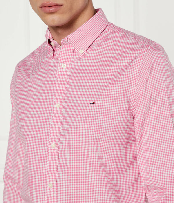 Рубашка Tommy Hilfiger Regular Fit, розовый — фото 4