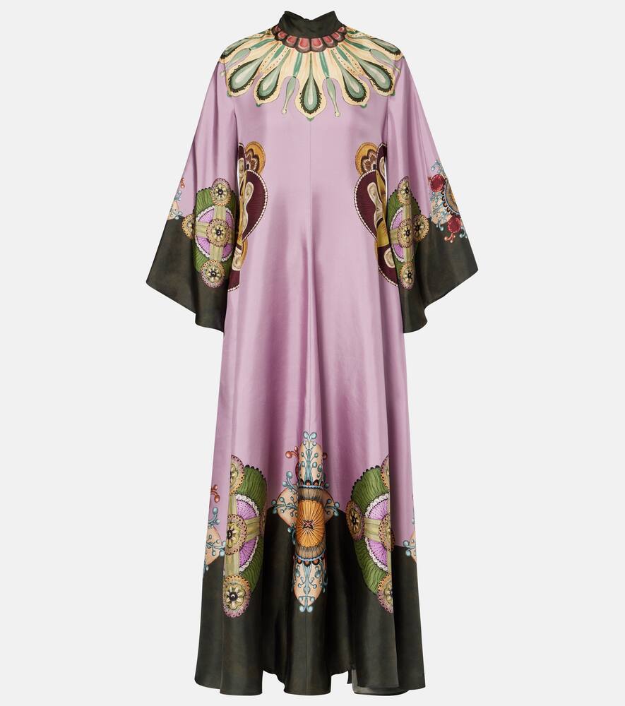 

Великолепный кафтан из шелкового твила с принтом La DoubleJ, Nucleus Placée