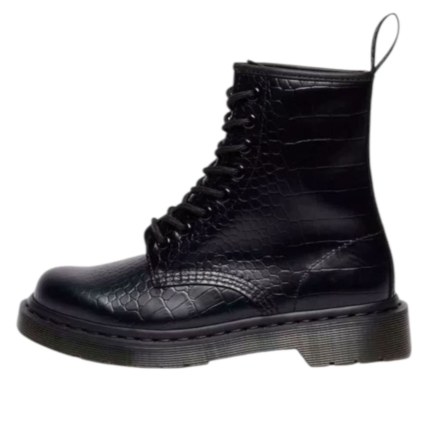 Ботинки (WMNS) Dr. Martens 1460 Croco Croc Emboss Boots 'Black'