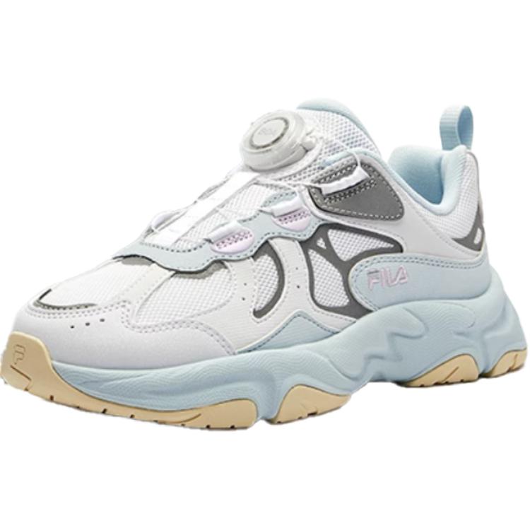 

FILA KIDS Детские кроссовки BOA с противоскользящей подошвой, износостойкие, белые, синие