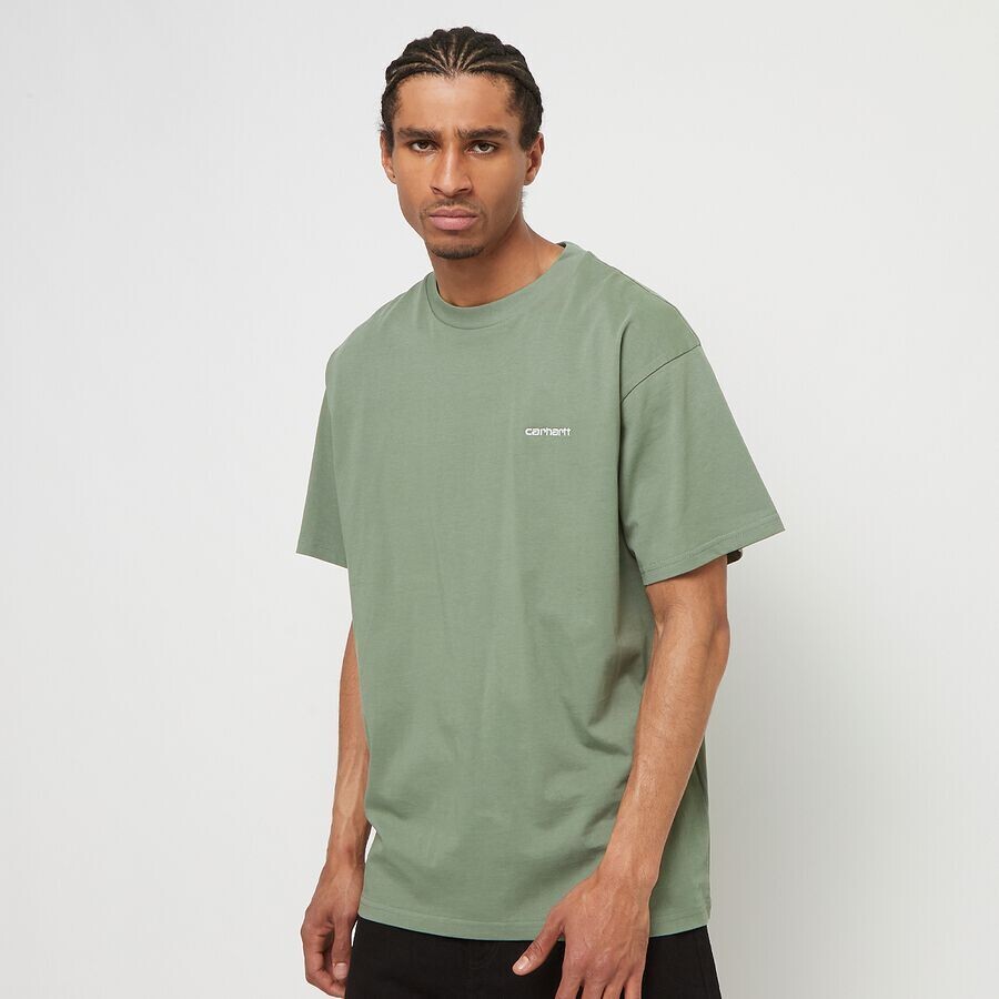 

Футболка с короткими рукавами и вышивкой Carhartt WIP, цвет park / white