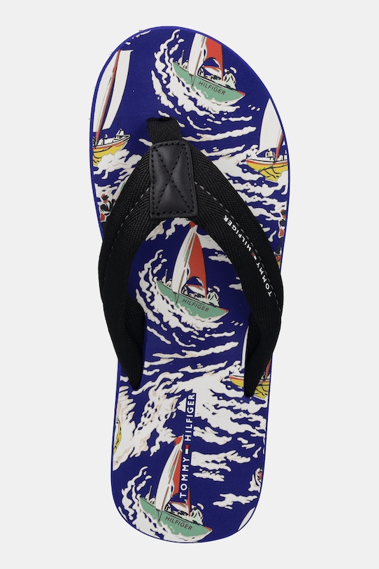 Японские шлепанцы TH SURF PRINT BEACH SANDAL Tommy Hilfiger, черный — фото 4