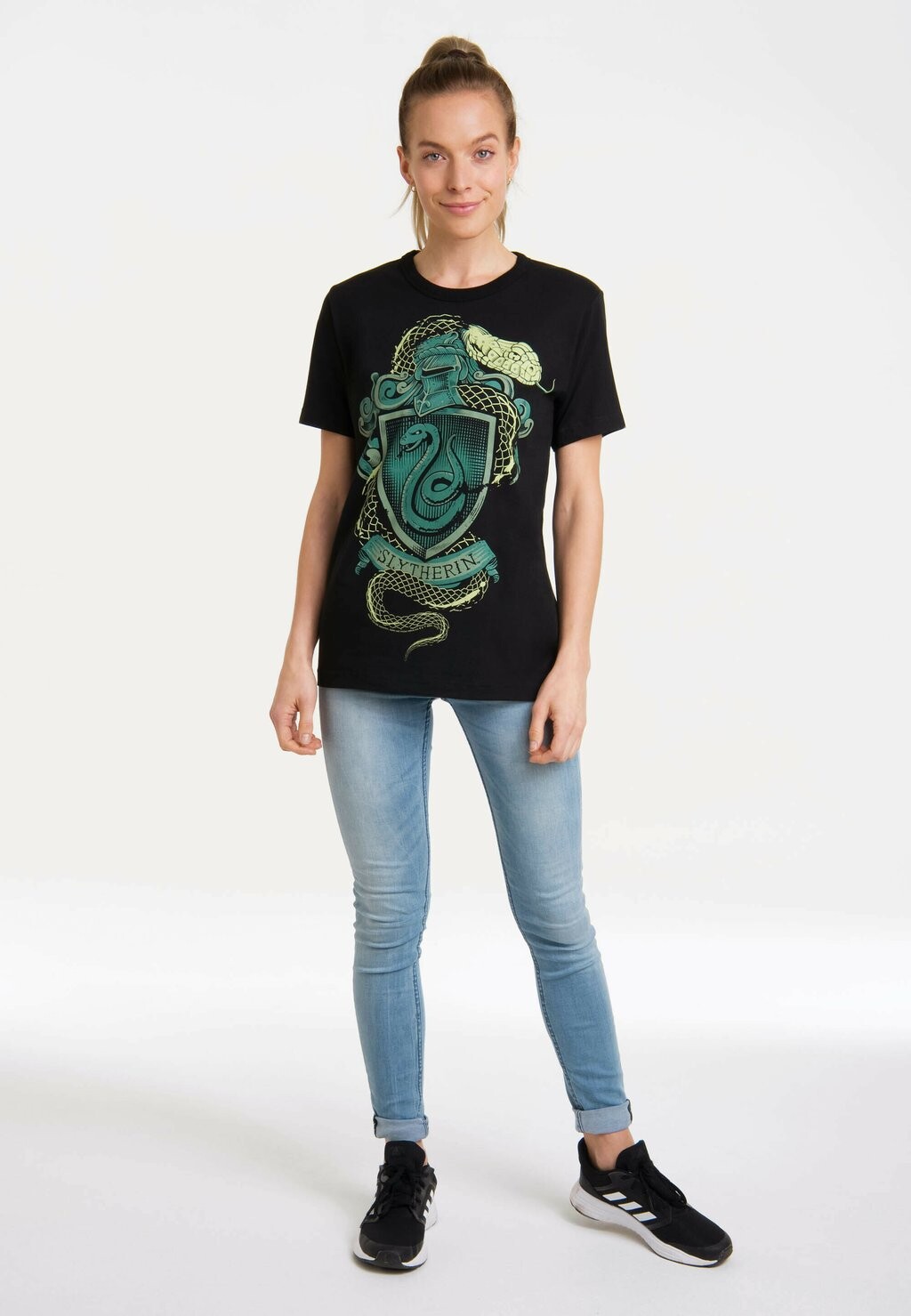 

Футболка с принтом HARRY POTTER SLYTHERIN LOGOSHIRT, черный