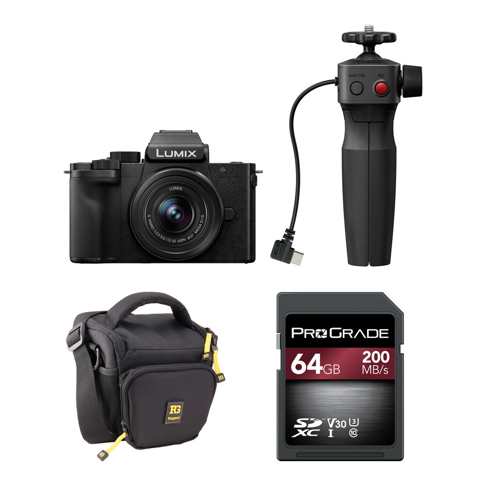 

Беззеркальная камера Panasonic Panasonic Lumix G100D Mirrorless Camera with 12-32mm