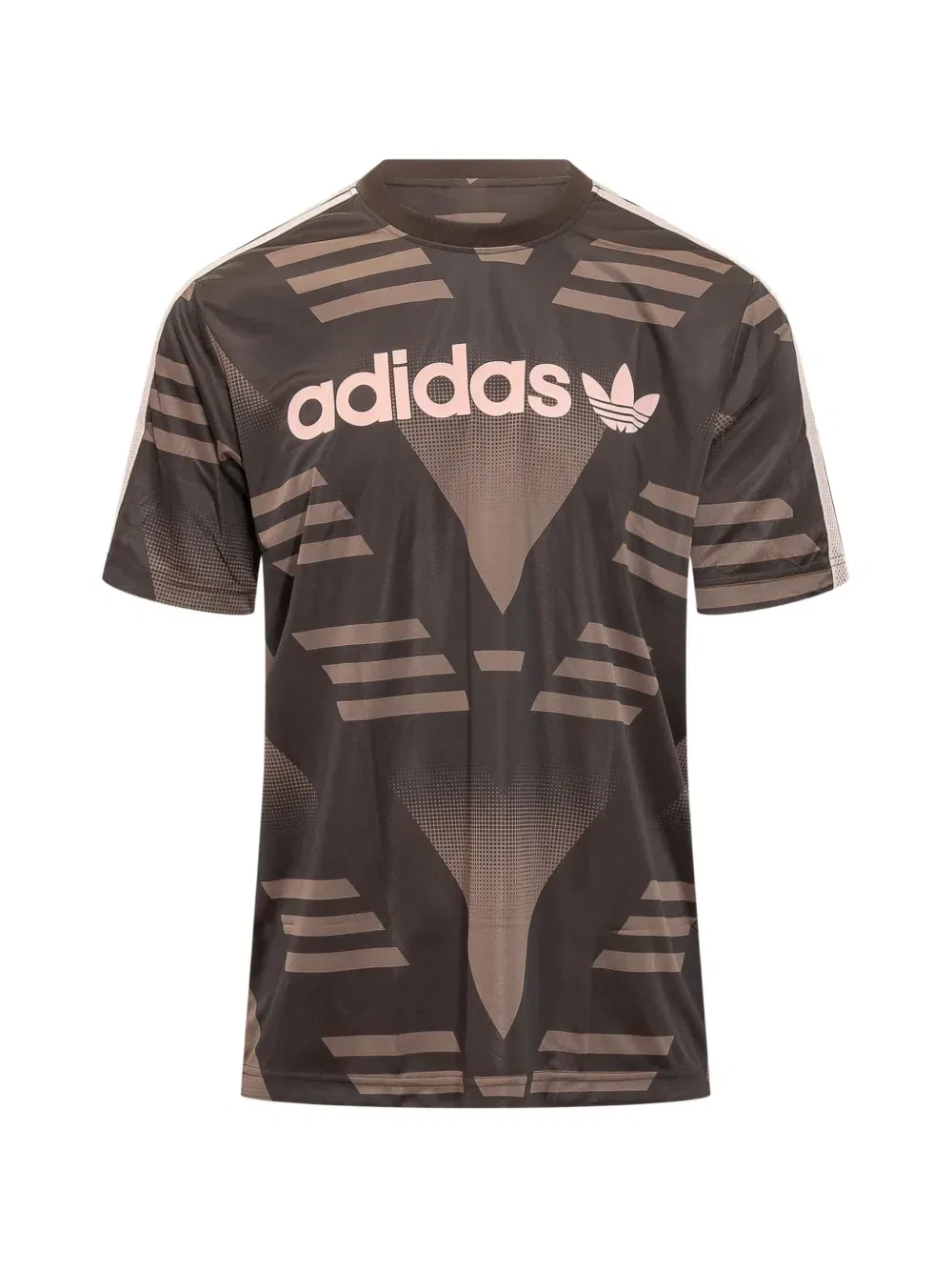 Футболка с логотипом Adidas, коричневый