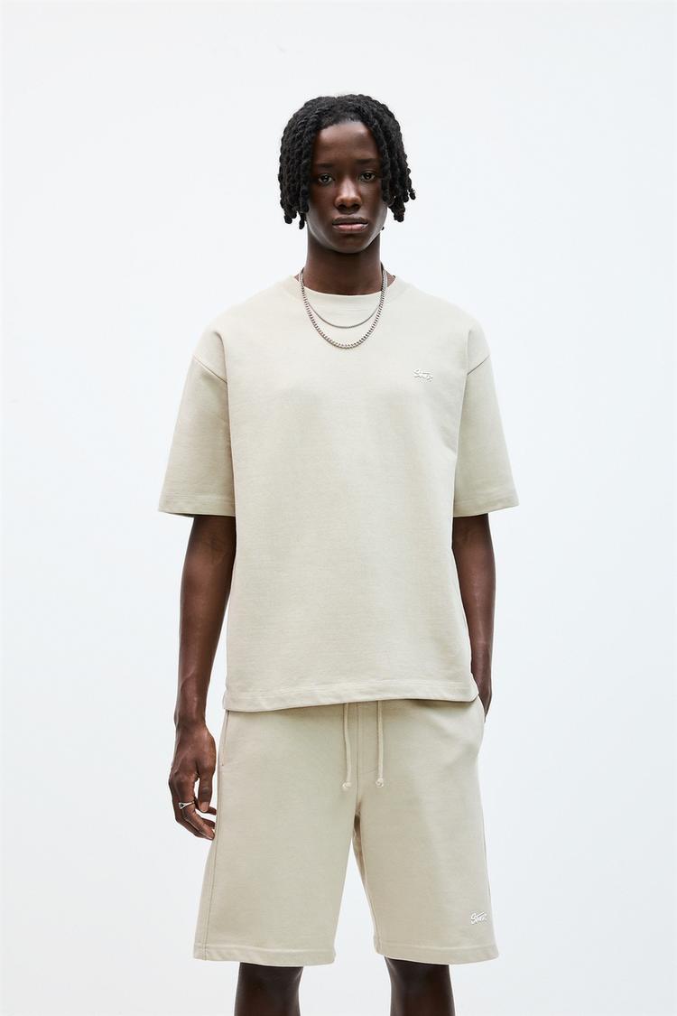 

Толстовка с коротким рукавом Pull And Bear, зеленый