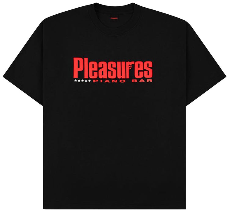 

Футболка Pleasures Piano Bar, черная, Черный, Футболка Pleasures Piano Bar, черная