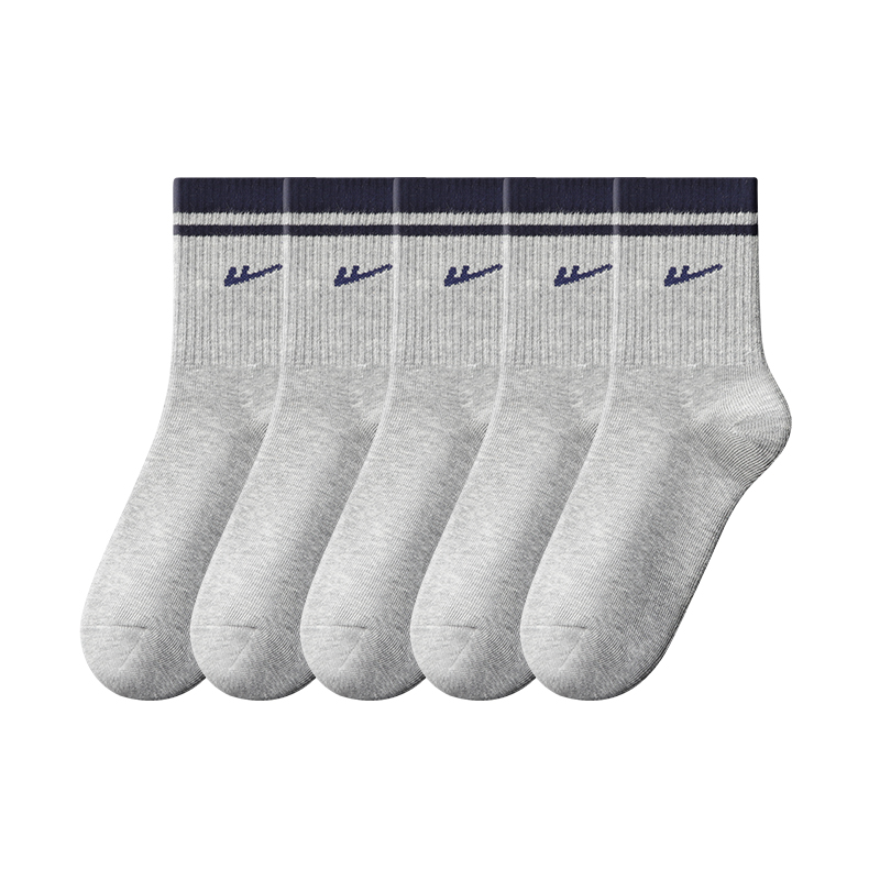 

Носки Warrior Mid Calf, 5 пар, цвет светло-серый