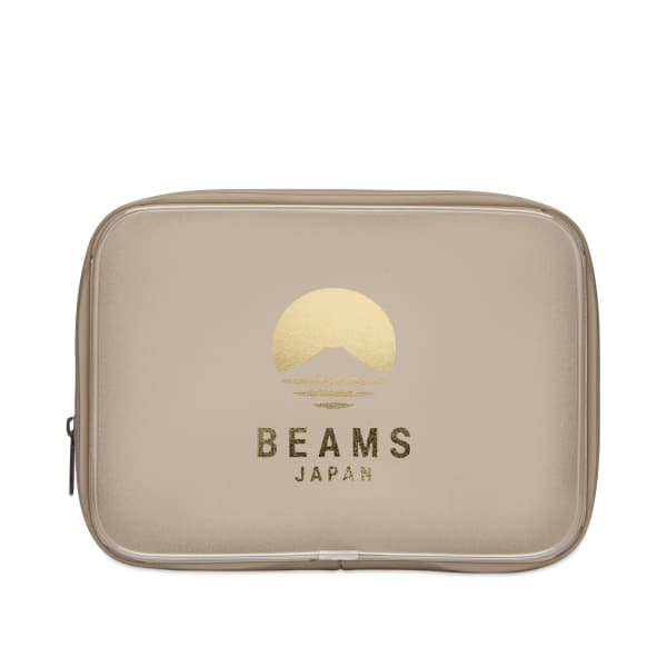 

Сумка с логотипом - большая Beams Japan, коричневый