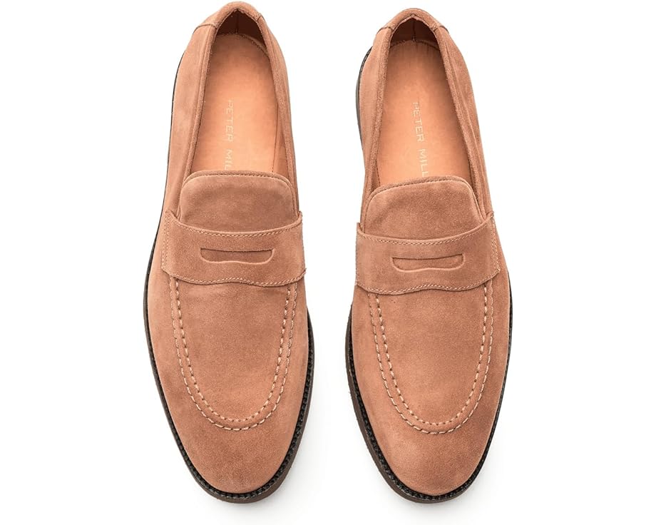 Мужские лоферы Peter Millar Madison Suede Penny, Dark Jute — фото 2