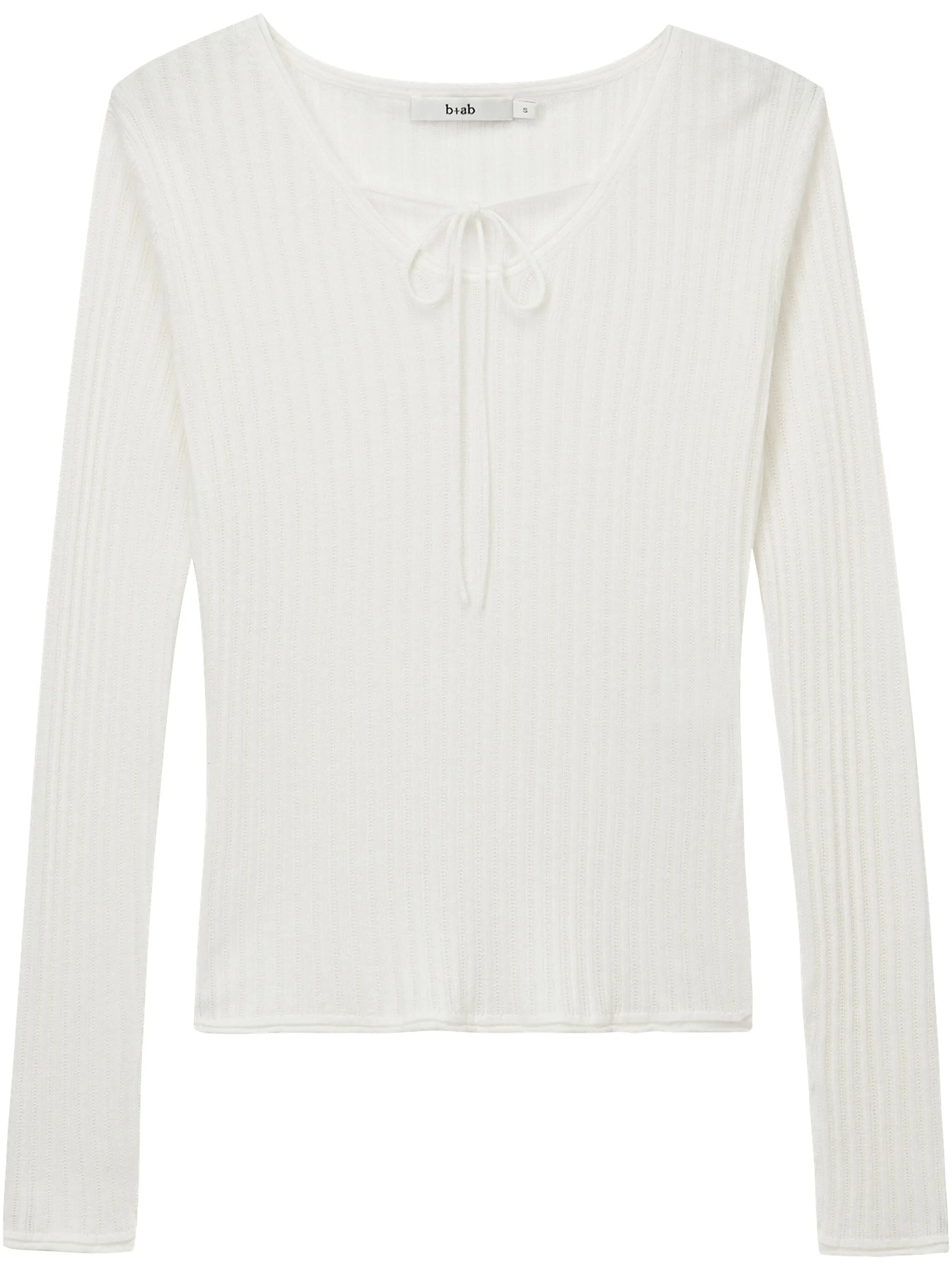 

Топ в рубчик B+Ab, белый