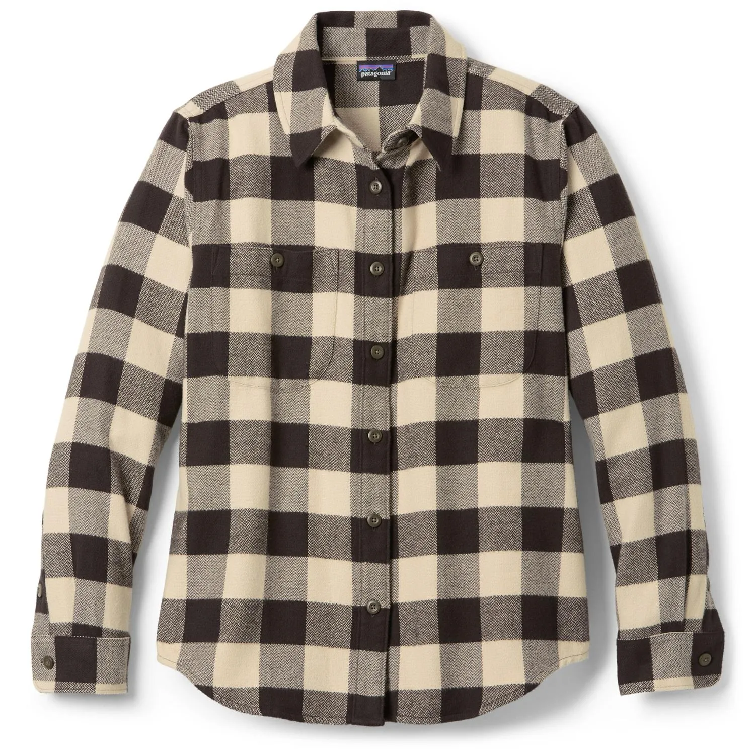 

Фланелевая рубашка Fjord - Женская Patagonia, Buffalo Check/Otter Brown
